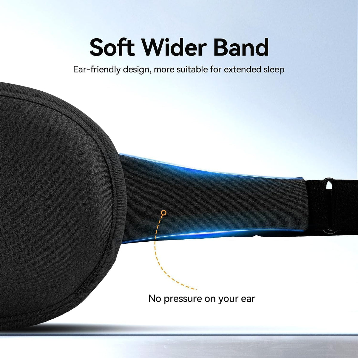 Blackout Sleep Mask, Weighted 3D Eye Mask for Men, Sleep Essential