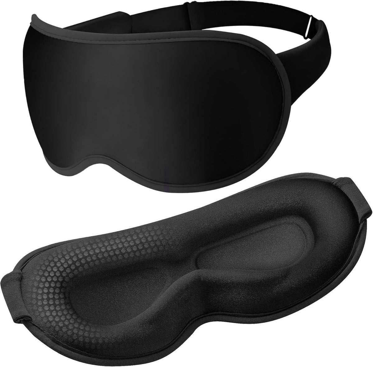 Blackout Sleep Mask, Weighted 3D Eye Mask for Men, Sleep Essential